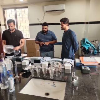 Installation of water quality analysis equipment in PHE Central Water Testing Laboratory, Hayatabad, Peshawar
