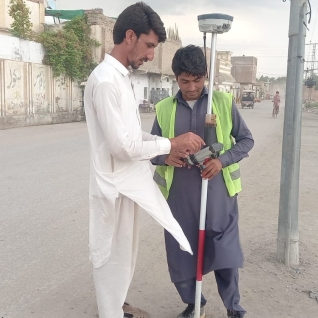 PHE Division Bannu started Topographic Survey